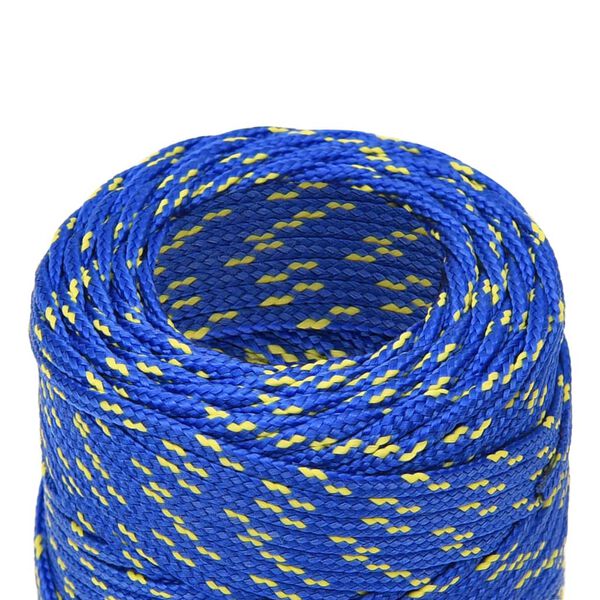 vidaXL Boat Rope Blue 2 mm 100 m Polypropylene
