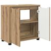 vidaXL Bathroom Basin Cabinet with Shelf Artisan Oak 60 x 30 x 60 cm