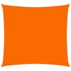 vidaXL Sunshade Sail Oxford Fabric Square 3x3 m Orange