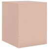 vidaXL Bedside Cabinets 2pcs Pink 34.5x39x44 cm Steel