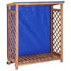 vidaXL Firewood Storage Shed 105x38x115 cm Solid Acacia Wood