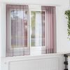 vidaXL Voile Curtains with Rod Pockets 2 pcs Purple