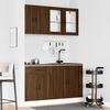 vidaXL 4 Piece Kitchen Cabinet Set Porto Brown Oak Engineered Wood