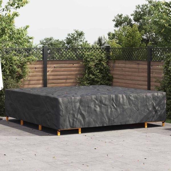 vidaXL Furniture Cover Plain Black 300 x 300 x 70 cm 210D