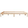 vidaXL Extra Long Bed Frame without Mattress 140x210 cm Solid Wood Pine