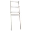 vidaXL Toilet Rack White 63.5x32x179 cm Solid Wood Pine