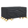 vidaXL Furniture Cover Plain Black 170 x 100 x 70 cm 600D