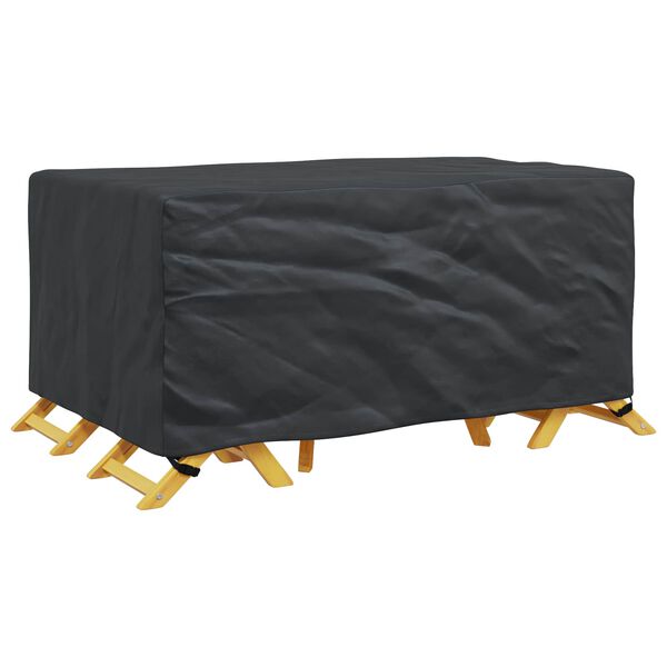 vidaXL Furniture Cover Plain Black 170 x 100 x 70 cm 600D