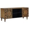 vidaXL TV Cabinet Brown 105 x 33.5 x 46 cm Solid Mango Wood