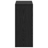 vidaXL Book Cabinet Black Oak 69.5 x 29 x 69.5 cm Engineered Wood