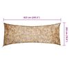 vidaXL Camouflage Net with Storage Bag 623x203 cm Sand