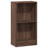 vidaXL Bookcase Brown Oak 40x24x76 cm Engineered Wood