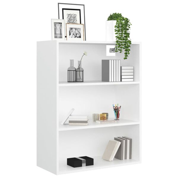 vidaXL Hanging Wall Cabinet White 69.5x32.5x90 cm