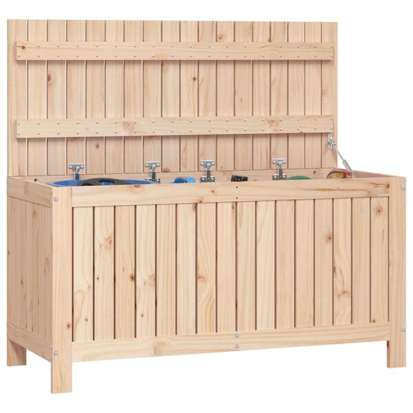 vidaXL Garden Storage Box 115x49x60 cm Solid Wood Pine
