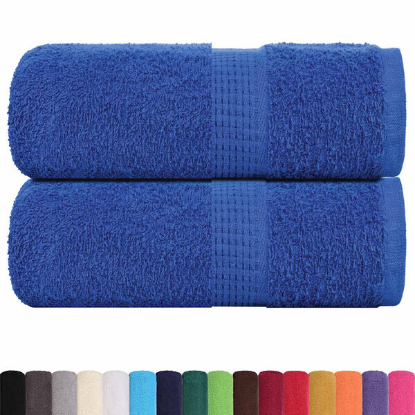 vidaXL Wash Towels "FROGN" 2 pcs Blue 30x30 cm 360 gsm