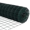vidaXL Fence with Posts Green 1.2 x 25 m Steel