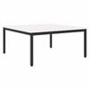 vidaXL Coffee Table White 100 x 100 x 45 cm Solid Pine Wood