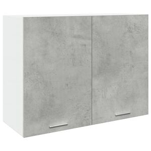 vidaXL Hanging Cabinet Lyon Concrete Grey 80x31x60 cm Engineered Wood
