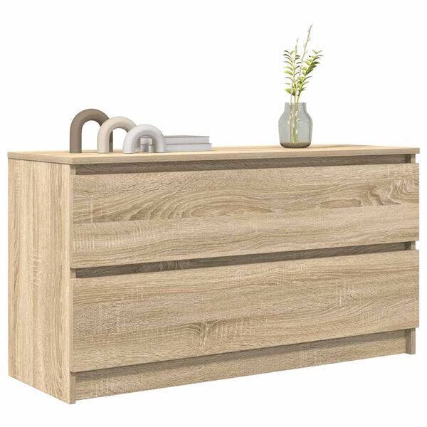 vidaXL TV Cabinet Sonoma Oak 100x35x54 cm Engineered Wood