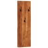 vidaXL Wall-mounted Coat Racks 2 pcs 36x3x110 cm Solid Acacia Wood