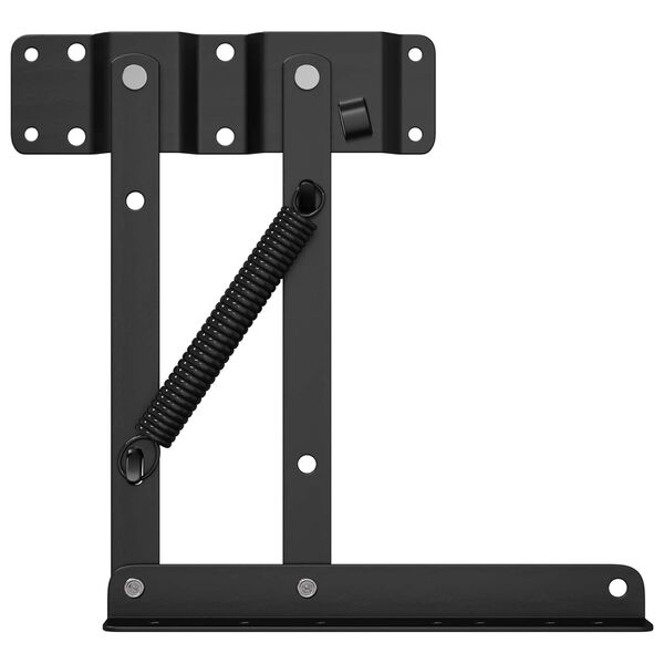 vidaXL Bed Lift Mechanism 2 pcs Black 340 x 95 x 40 mm Iron