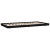 vidaXL Bed Frame without Mattress Black 80x200 cm Solid Wood Pine