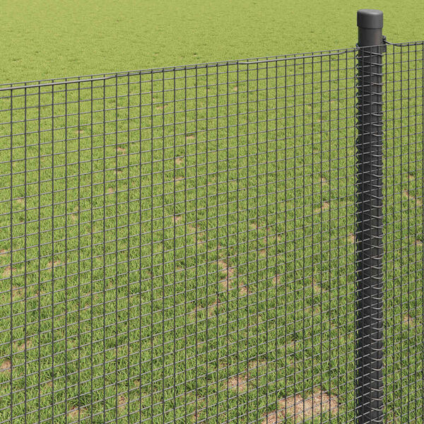 vidaXL Welded Wire Fence Grey 1.4 x 50 m Steel