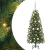 vidaXL Artificial Christmas Tree Green 120 cm PE and PVC