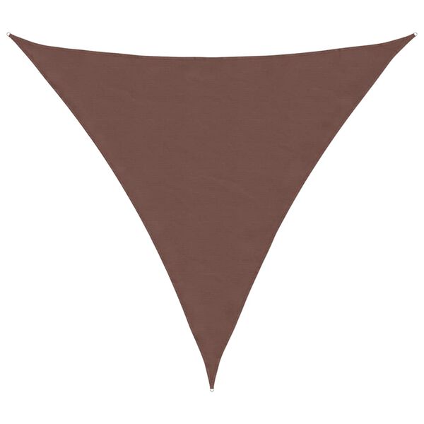 vidaXL Sun Shade Sail Brown 2x2x2 m 100% Polyester Oxford