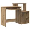 vidaXL Desk Artisan Oak 120.5 x 44 x 88.5 cm Engineered Wood