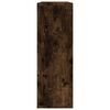 vidaXL Wall Shelf Smoked Oak 104x20x58.5 cm Engineered Wood