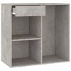 vidaXL Cosmetic Cabinet Concrete Grey 80x40x75 cm Engineered Wood