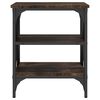 vidaXL Side Tables 2 pcs Smoked Oak 40x42x50 cm Engineered Wood