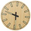 vidaXL Wall Clock with Luminous Scales and Pointers Yellow &Oslash;30 cm