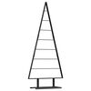 vidaXL Metal Christmas Tree with Stand Black 150 cm Steel