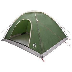 vidaXL Camping Tent with Roof with Air Vent Green 335 x 275 x 180 cm