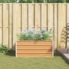 vidaXL Garden Raised Bed Light Brown 100 x 100 x 45 cm