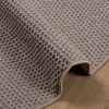vidaXL Area Rugs Round LUGO Taupe &Oslash; 120 CM Polyester