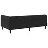 vidaXL Corner Bed Frame with Headboard Black 90 x 200 cm Velvet