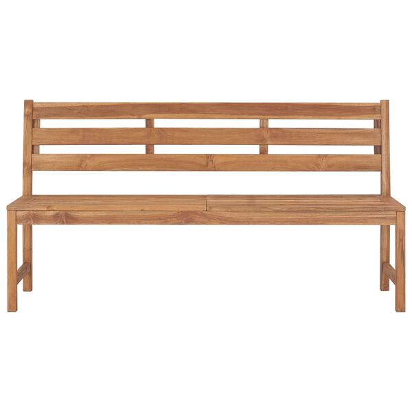 vidaXL Garden Bench 170 cm Solid Teak Wood