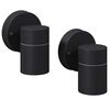 vidaXL Outdoor LED Wall Lights 2 pcs Stainless Steel Downwards