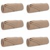 vidaXL Throw Blankets 6 pcs Camel 350 x 270 cm Fleece