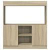vidaXL Highboard Sonoma Oak 92x33x100 cm Engineered Wood