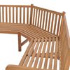 vidaXL Garden Corner Bench 202x202x90 cm Solid Teak