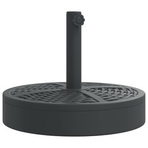 vidaXL Parasol Base for &Oslash;38 / 48 mm Poles 25 kg Round