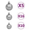 vidaXL Artificial Christmas Tree with 300 LEDs with Stand Green 180 cm