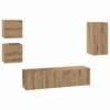 vidaXL TV Cabinet Set Wall-mounted 5 pcs Artisan oak 30.5 x 30 x 60 cm