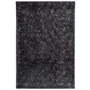 vidaXL Furniture Sticker Self-Adhesive Marble Black 90x500 cm PVC