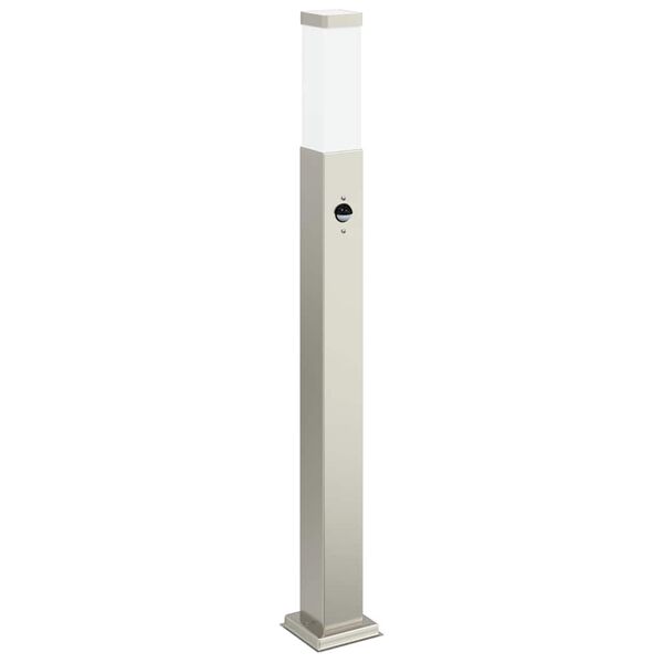 vidaXL Bollard Light with Sensor 80 cm Stainless Steel IP44