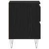 vidaXL Bedside Cabinet 2 pcs Black oak 40 x 35 x 50 cm Engineered wood